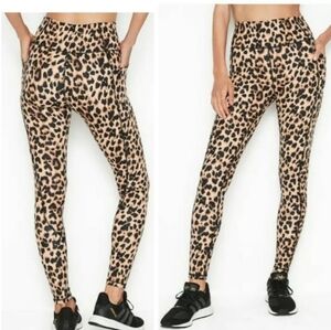 Victoria's Secret Animal Print Leopard Cheetah Leggings High Waisted - Size 16